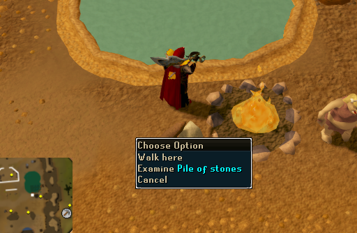 Examine Pile of Stones